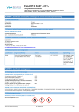 Evacon 3 easy - 22.1L - SDS